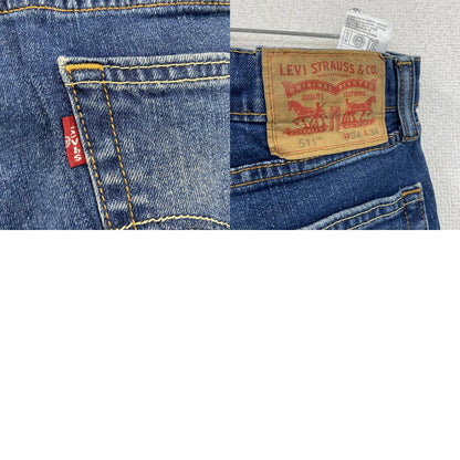 Levi’ｓ　リーバイス　511　デニムパンツ/ジーンズ　縦落ち　ジップフライ　インディゴ　W34サイズ