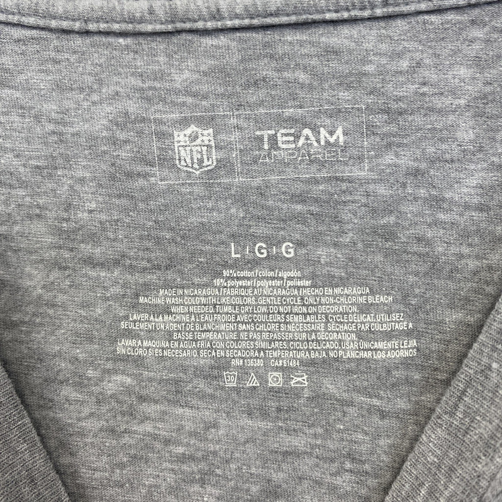 古着 used　NFL　半袖プリントTシャツ　スーパーボールチャンピオン　ニューイングランド・ペイトリオッツ　グレー　Lサイズ