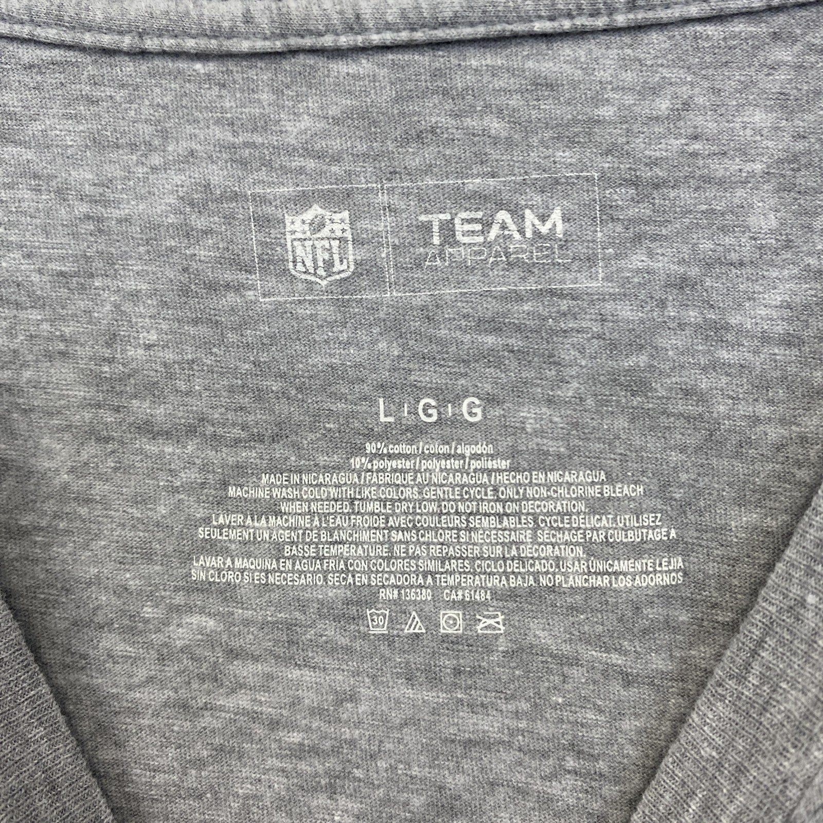 古着 used　NFL　半袖プリントTシャツ　スーパーボールチャンピオン　ニューイングランド・ペイトリオッツ　グレー　Lサイズ