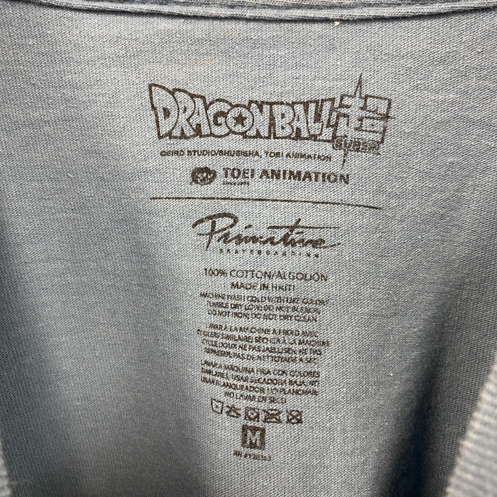 DRAGONBALL超SUPER　ドラゴンボール　トランクス　半袖プリントTシャツ　キャラクターT　青　ブルー　Mサイズ