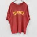 SUSPEND　サスペンド　半袖プリントTシャツ　赤　レッド　XLサイズ