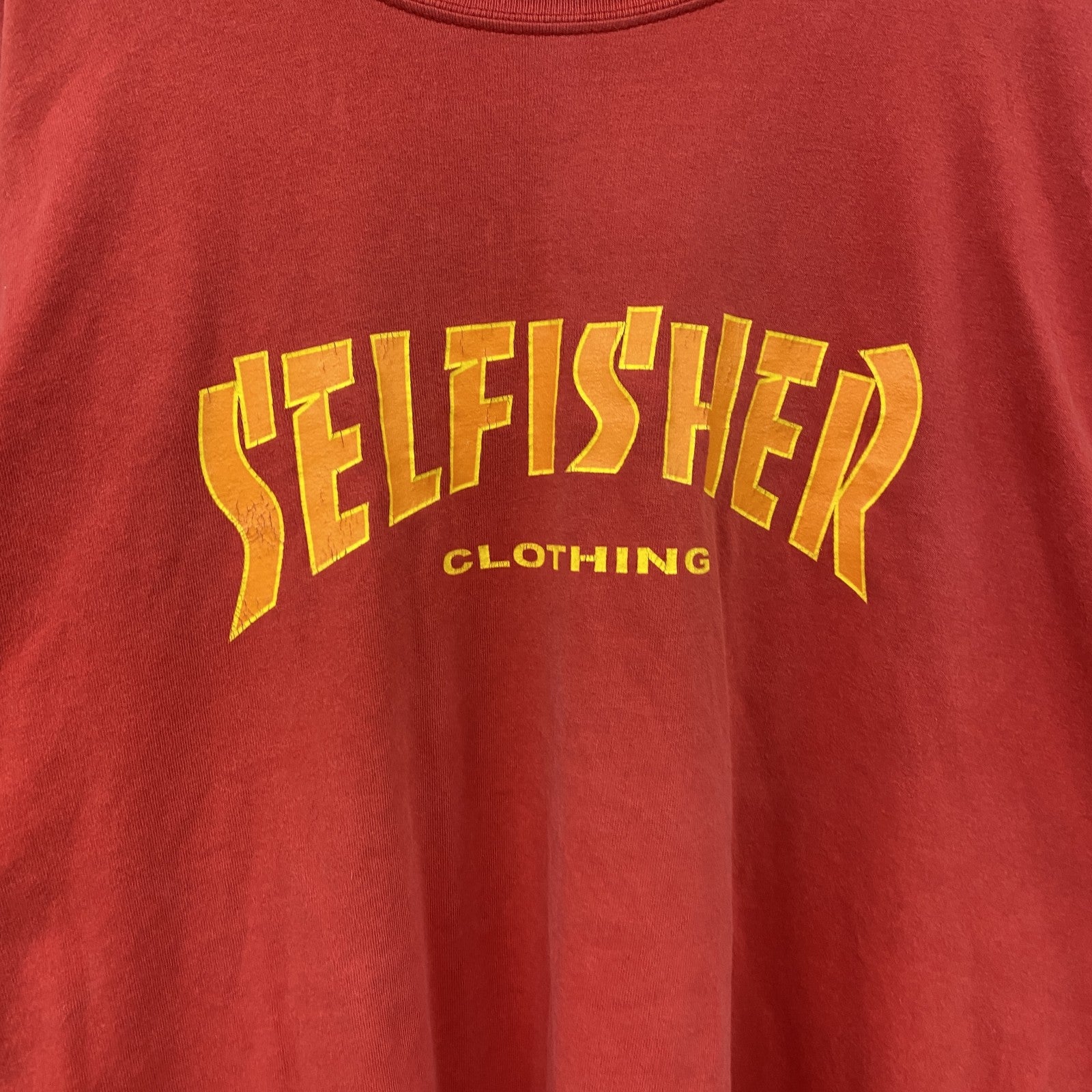 SUSPEND　サスペンド　半袖プリントTシャツ　赤　レッド　XLサイズ