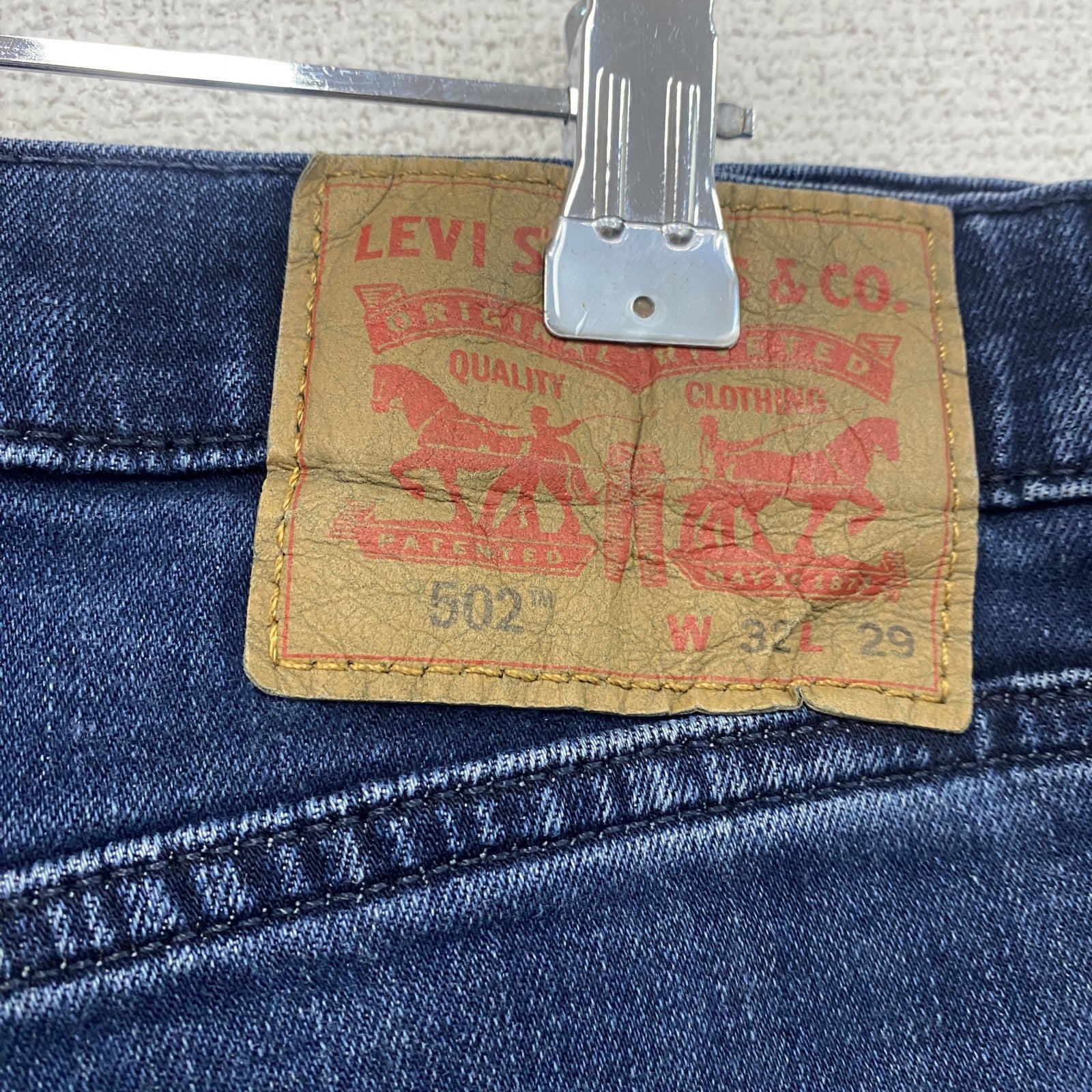 Levi’s　リーバイス　502　デニムパンツ/ジーンズ　ジップフライ　インディゴ　W32サイズ