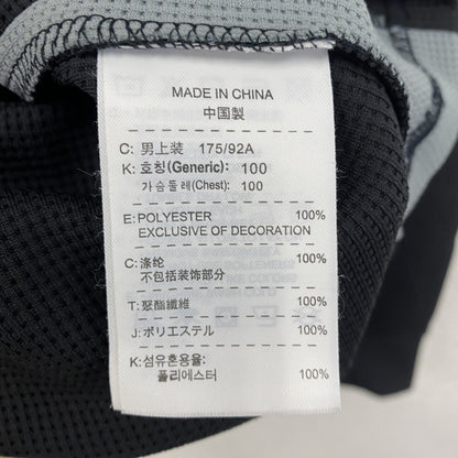 NIKE GOLF　ナイキゴルフ　ハーフジップ長袖ポロシャツ　ロンT　スウッシュ　黒　ブラック　Lサイズ