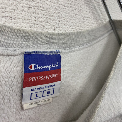 Champion　チャンピオン　リバースウィーブ　スウェット/トレーナー　2連プリント　霜降りグレー　Lサイズ