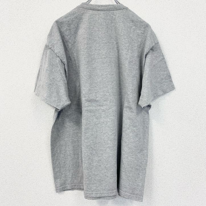 champion　チャンピオン　半袖カレッジプリントTシャツ　アーチプリント　3連プリント　現行　灰色　グレー　XLサイズ