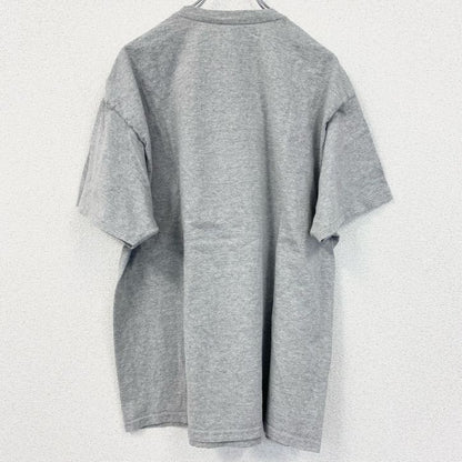 champion　チャンピオン　半袖カレッジプリントTシャツ　アーチプリント　3連プリント　現行　灰色　グレー　XLサイズ