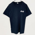 古着 used　Anvil アンビル　半袖プリントTシャツ　アサヒビール　DRAFT BEER　クルーネック　黒　Sサイズ