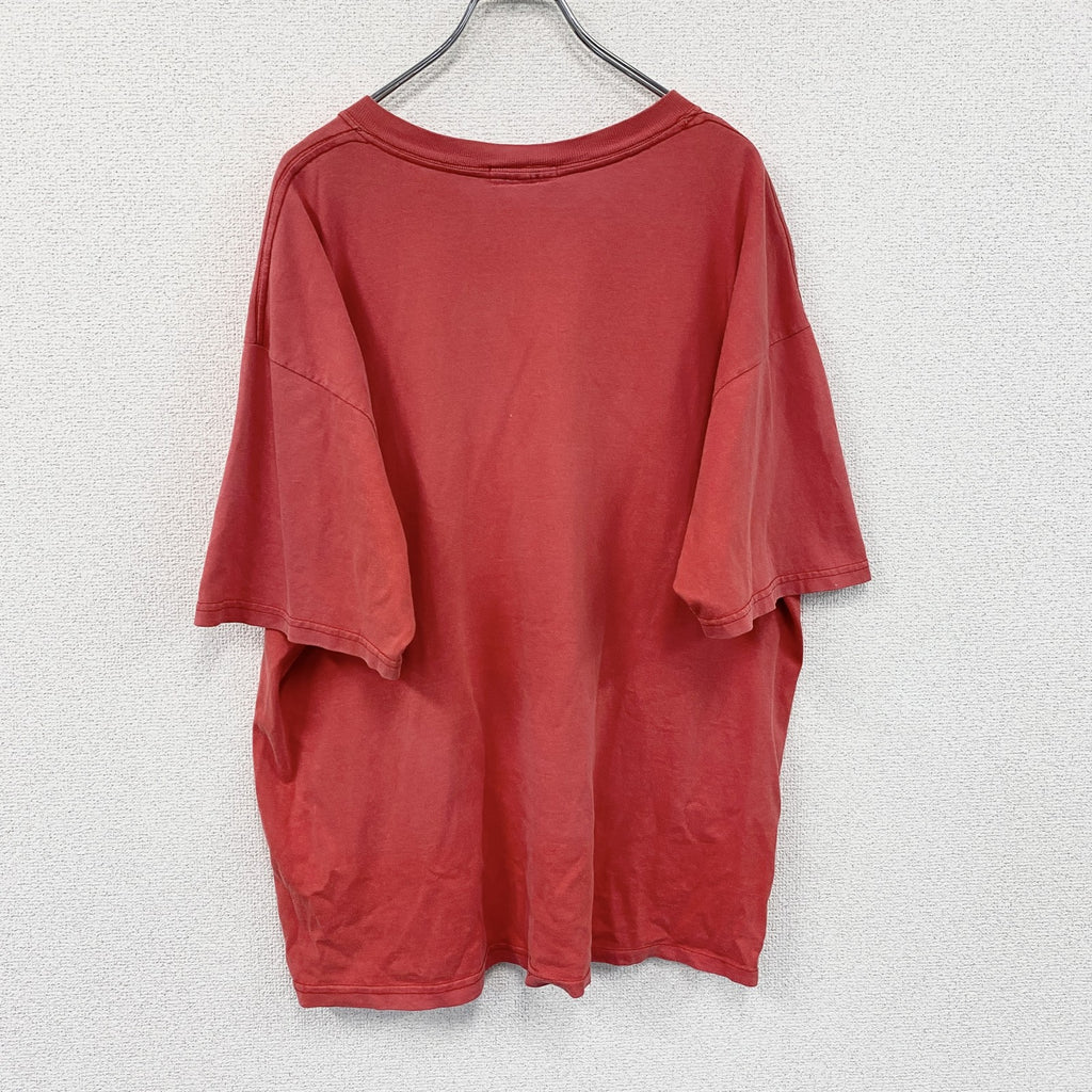 SUSPEND　サスペンド　半袖プリントTシャツ　赤　レッド　XLサイズ