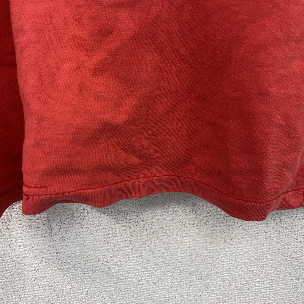 SUSPEND　サスペンド　半袖プリントTシャツ　赤　レッド　XLサイズ