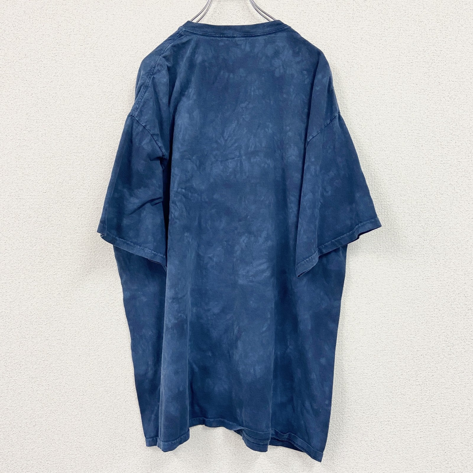 THE MOUNTAIN　ザマウンテン　半袖プリントTシャツ　タイダイ　青　XLサイズ