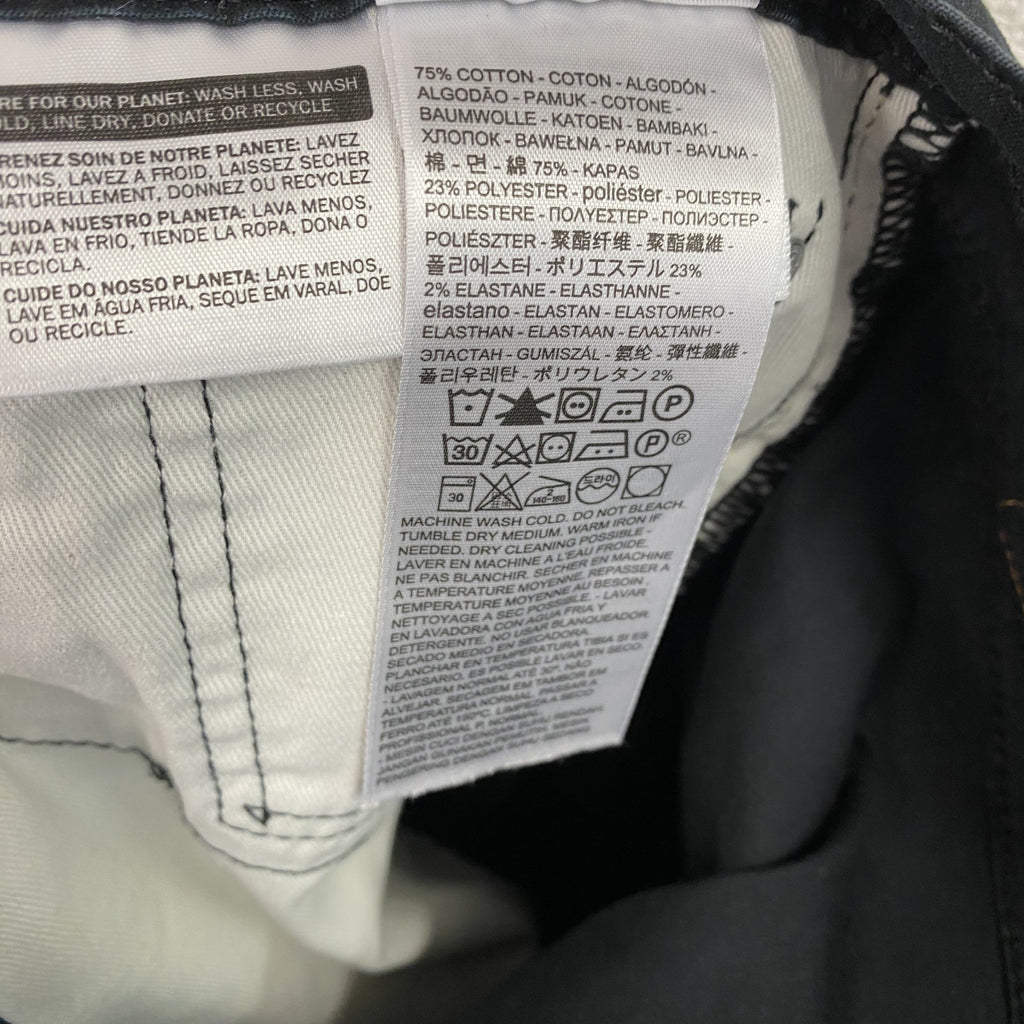 Levi's　リーバイス　505　デニムパンツジーンズ　ジップフライ　黒　ブラック　W32サイズ