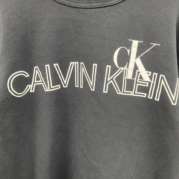 Calvin Klein Jeans　カルバンクラインジーンズ　スウェット/トレーナー　黒　ブラック　Lサイズ