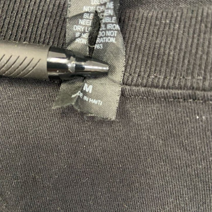 古着 used　Hanes ヘインズ　半袖胸ポケット付きカレッジTシャツ　バックプリント　テキサス工科大学　黒　ブラック　Mサイズ