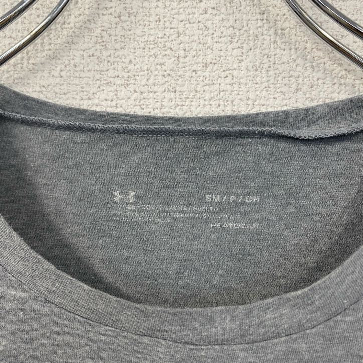 古着 used　UNDER ARMOUR　アンダーアーマー　半袖プリントTシャツ　シンシナティ　バレーボール　グレー　Sサイズ