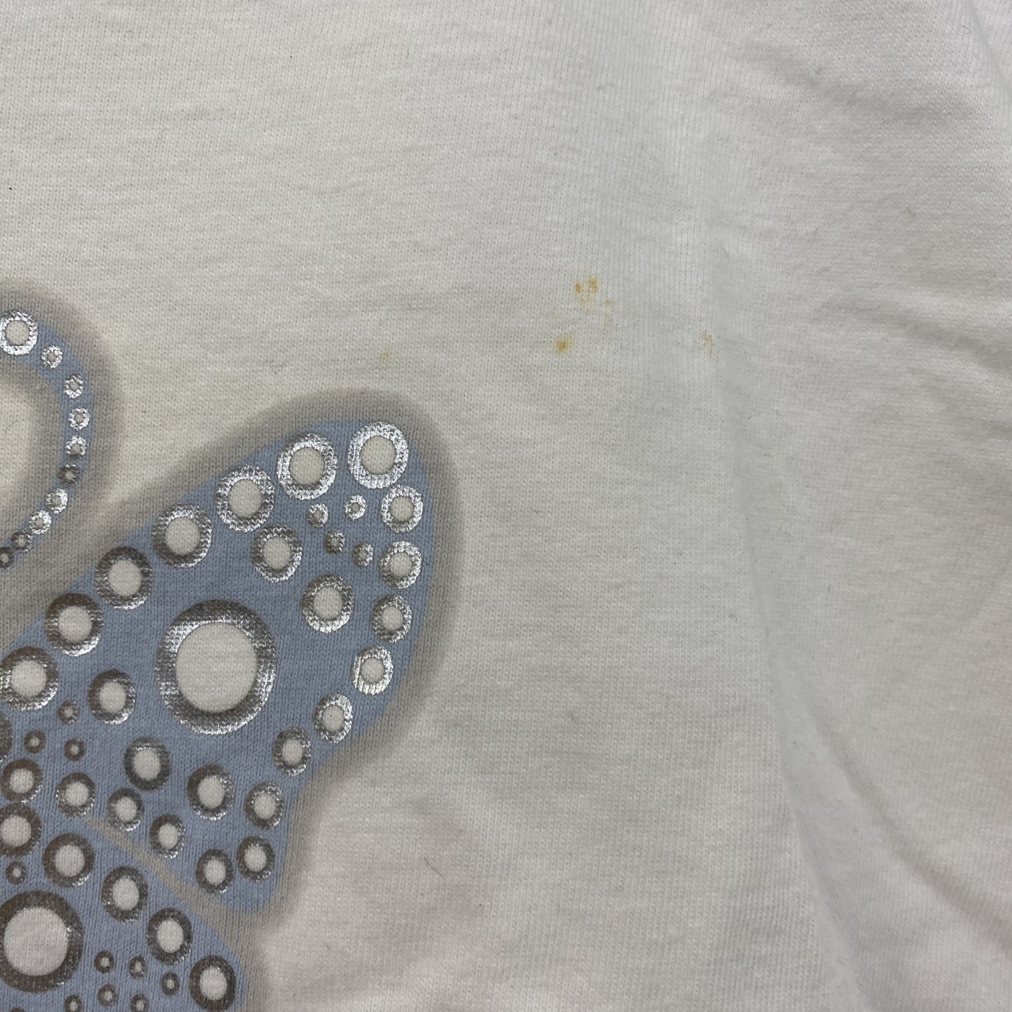 ARMANI EXCHANGE　アルマーニエクスチェンジ　半袖Tシャツ　蝶　バタフライ　白　ホワイト