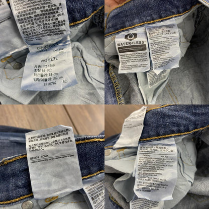 Levi’ｓ　リーバイス　559　デニムパンツ/ジーンズ　鬼ヒゲ　ジップフライ　インディゴ　W34