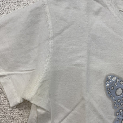 ARMANI EXCHANGE　アルマーニエクスチェンジ　半袖Tシャツ　蝶　バタフライ　白　ホワイト
