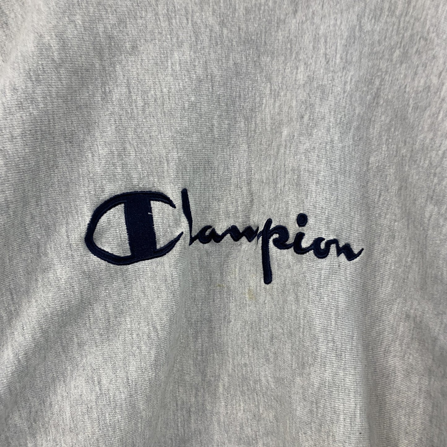 90s　Champion　チャンピオン　リバースウィーブ　スウェット/トレーナー　刺繍タグ　霜降りグレー　Lサイズ