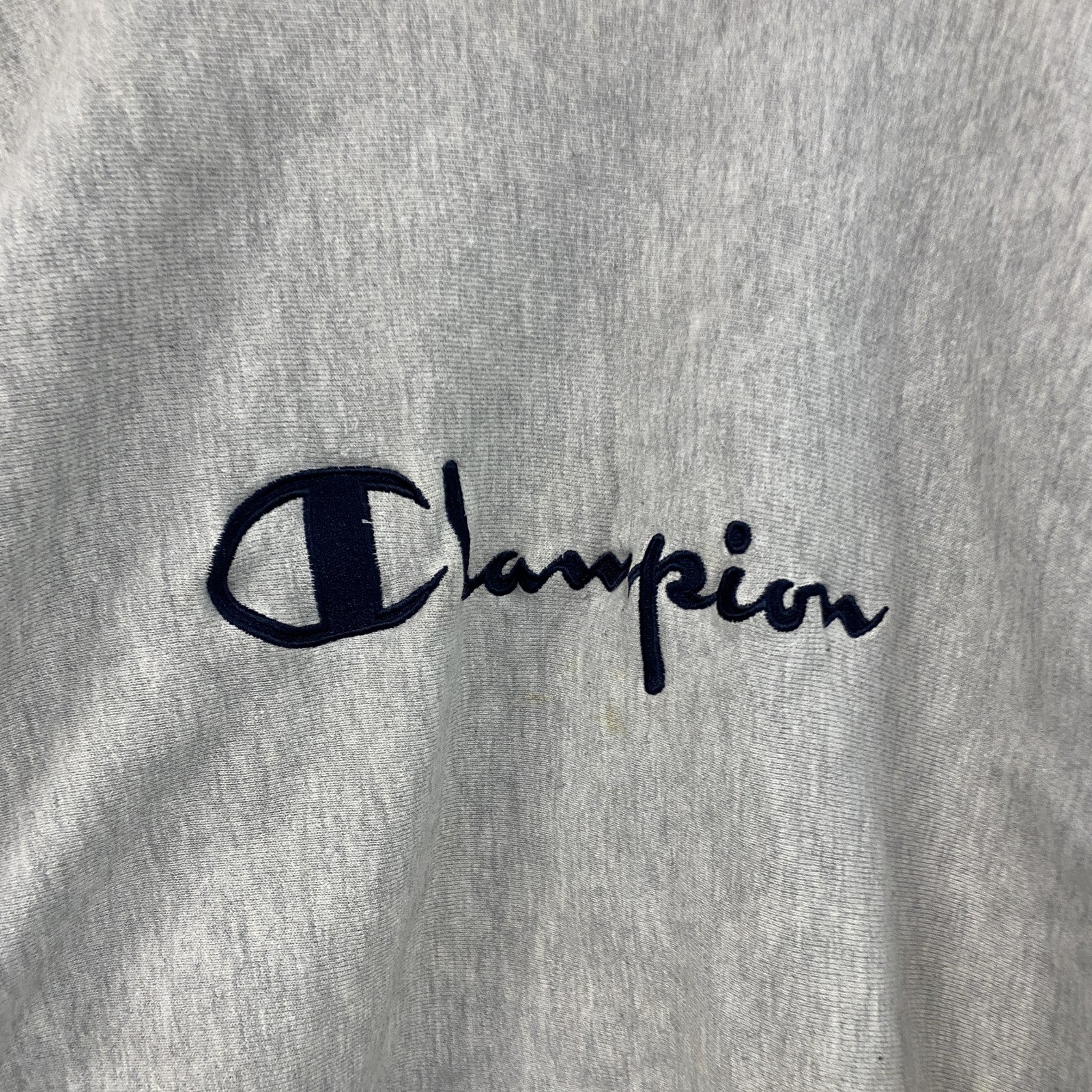 90s　Champion　チャンピオン　リバースウィーブ　スウェット/トレーナー　刺繍タグ　霜降りグレー　Lサイズ