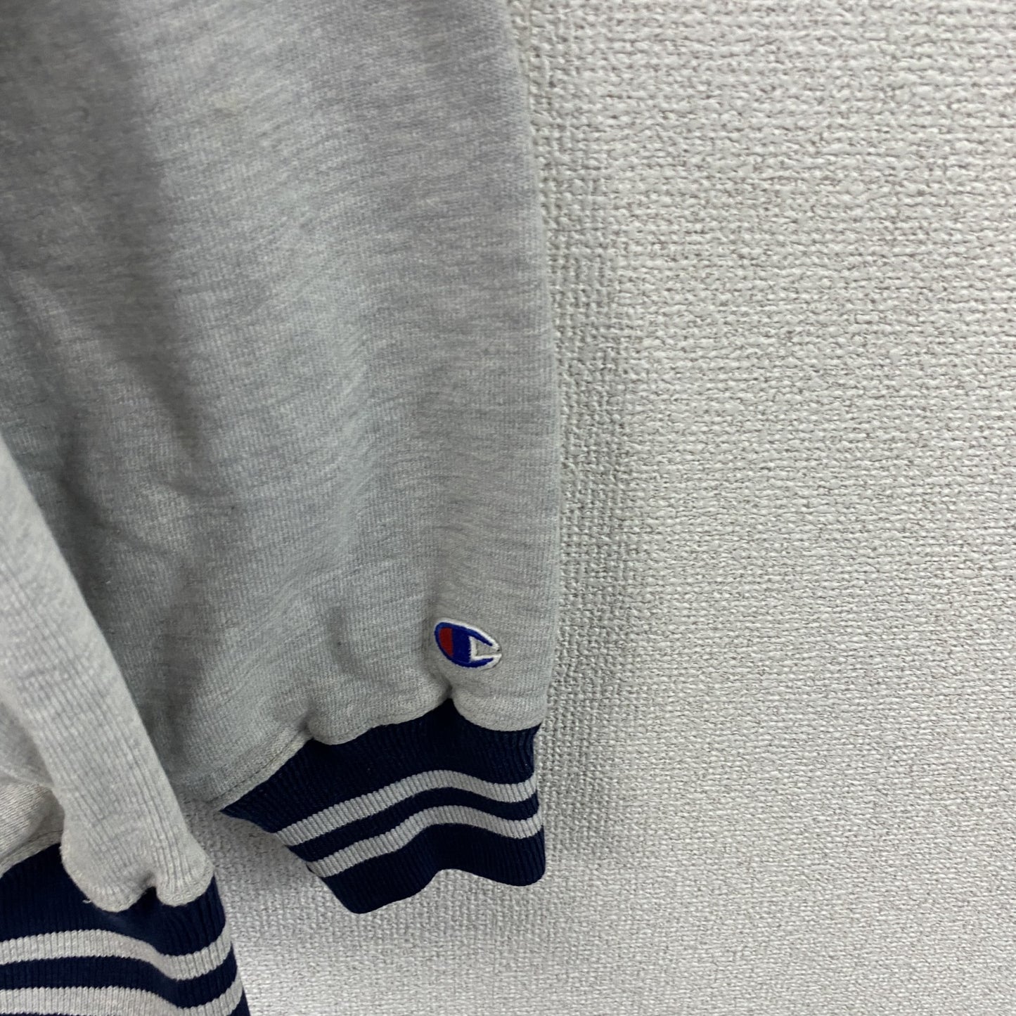 90s　Champion　チャンピオン　リバースウィーブ　スウェット/トレーナー　刺繍タグ　霜降りグレー　Lサイズ