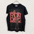 Dennis Morris　デニスモリス　RUN DMC　半袖プリントTシャツ　黒　ブラック　Lサイズ