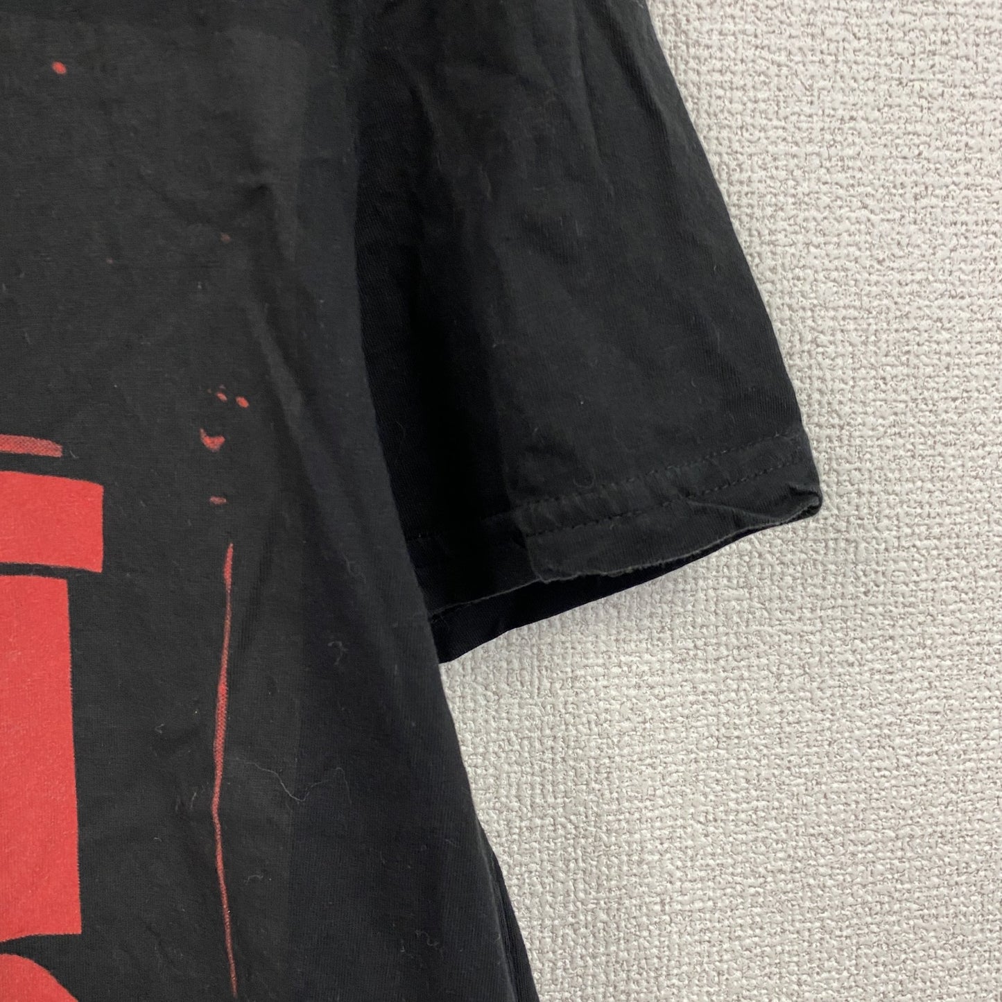 Dennis Morris　デニスモリス　RUN DMC　半袖プリントTシャツ　黒　ブラック　Lサイズ