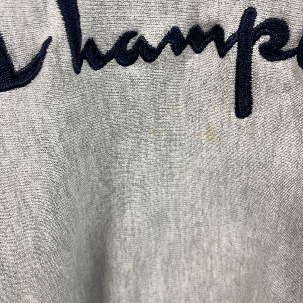 90s　Champion　チャンピオン　リバースウィーブ　スウェット/トレーナー　刺繍タグ　霜降りグレー　Lサイズ