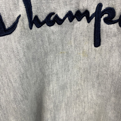90s　Champion　チャンピオン　リバースウィーブ　スウェット/トレーナー　刺繍タグ　霜降りグレー　Lサイズ