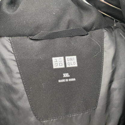 ユニクロ　UNIQLO　ハイブリッドダウンコート　ダウンジャケット　ダウン90%　黒　ブラック　2XLサイズ