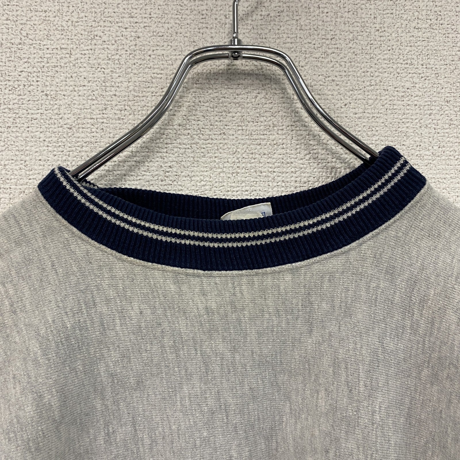 90s　Champion　チャンピオン　リバースウィーブ　スウェット/トレーナー　刺繍タグ　霜降りグレー　Lサイズ