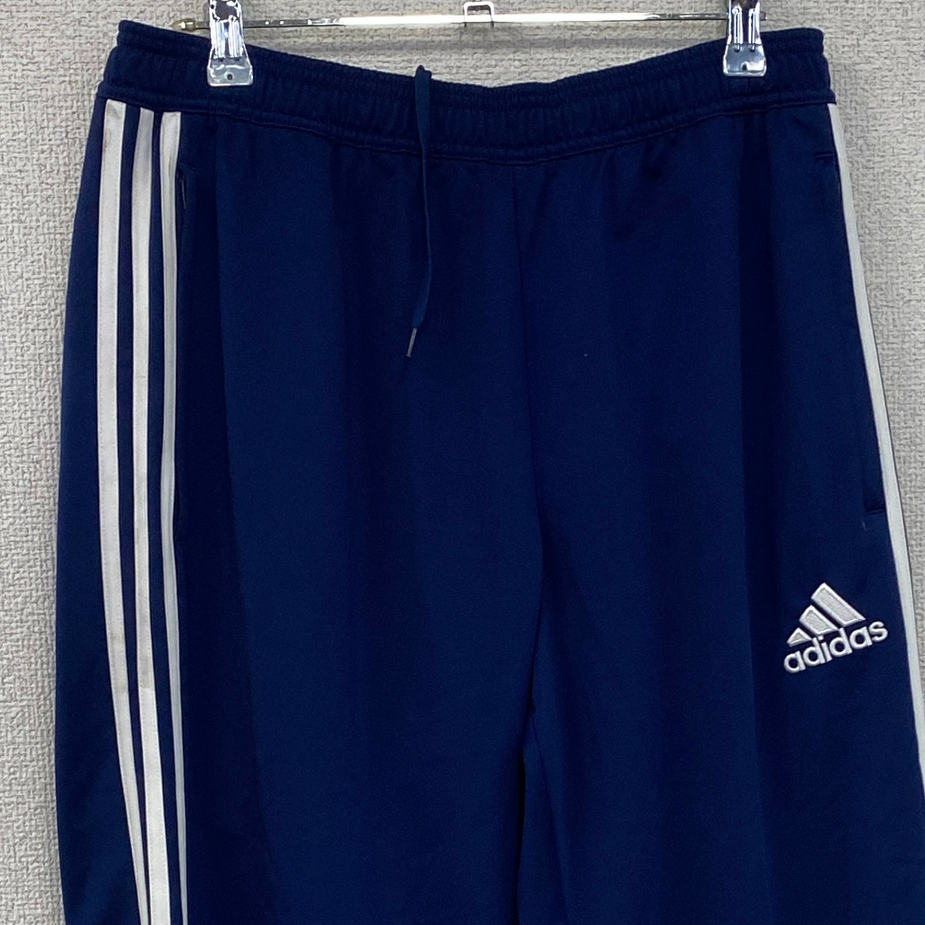 adidas　アディダス　トラックパンツ/ジャージ　パフォーマンスロゴ　青　ブルー　
