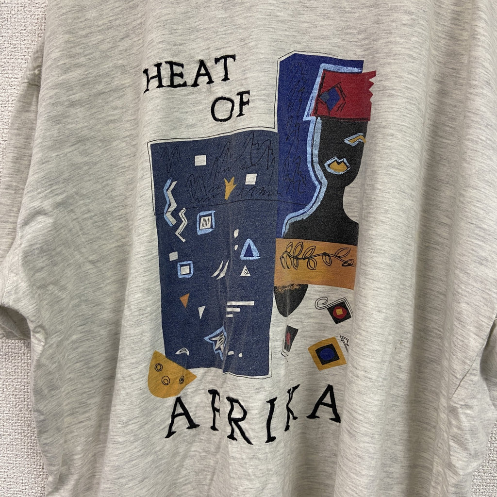 90s　Angelo Litrico　半袖プリントTシャツ　ヴィンテージ　白　ホワイト　XLサイズ