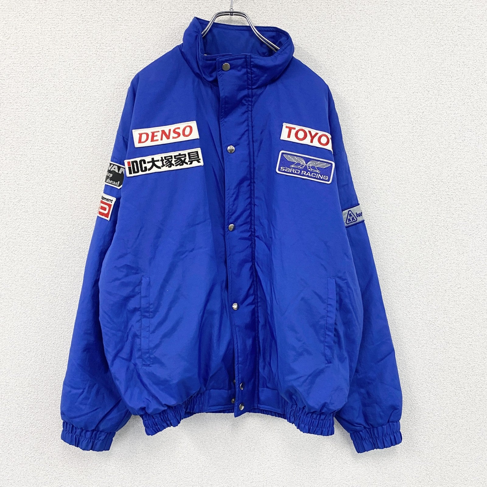 SARD　サード　TOYOTA　レーシングジャケット　中綿ジャケット　青　ブルー　LLサイズ