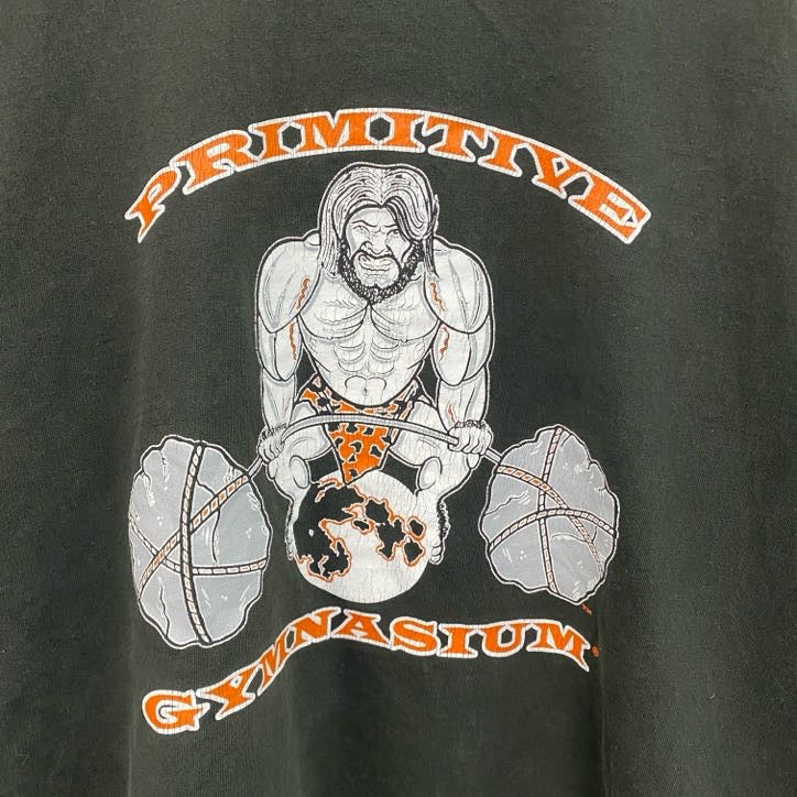00s　PRIMITIVE GYMNASIUM　スウェット/トレーナー　ヴィンテージ　黒　ブラック　XLサイズ