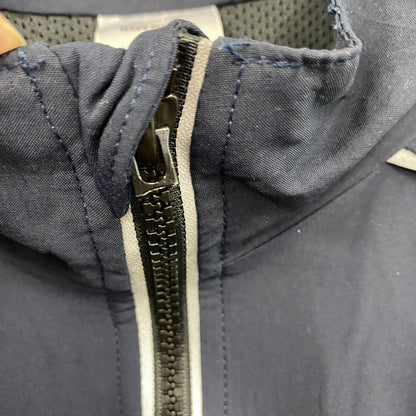 00s　U.S.NAVY　RUNNING JACKET　ナイロンジャケット　ミリタリー　米軍　紺　ネイビー　Mサイズ