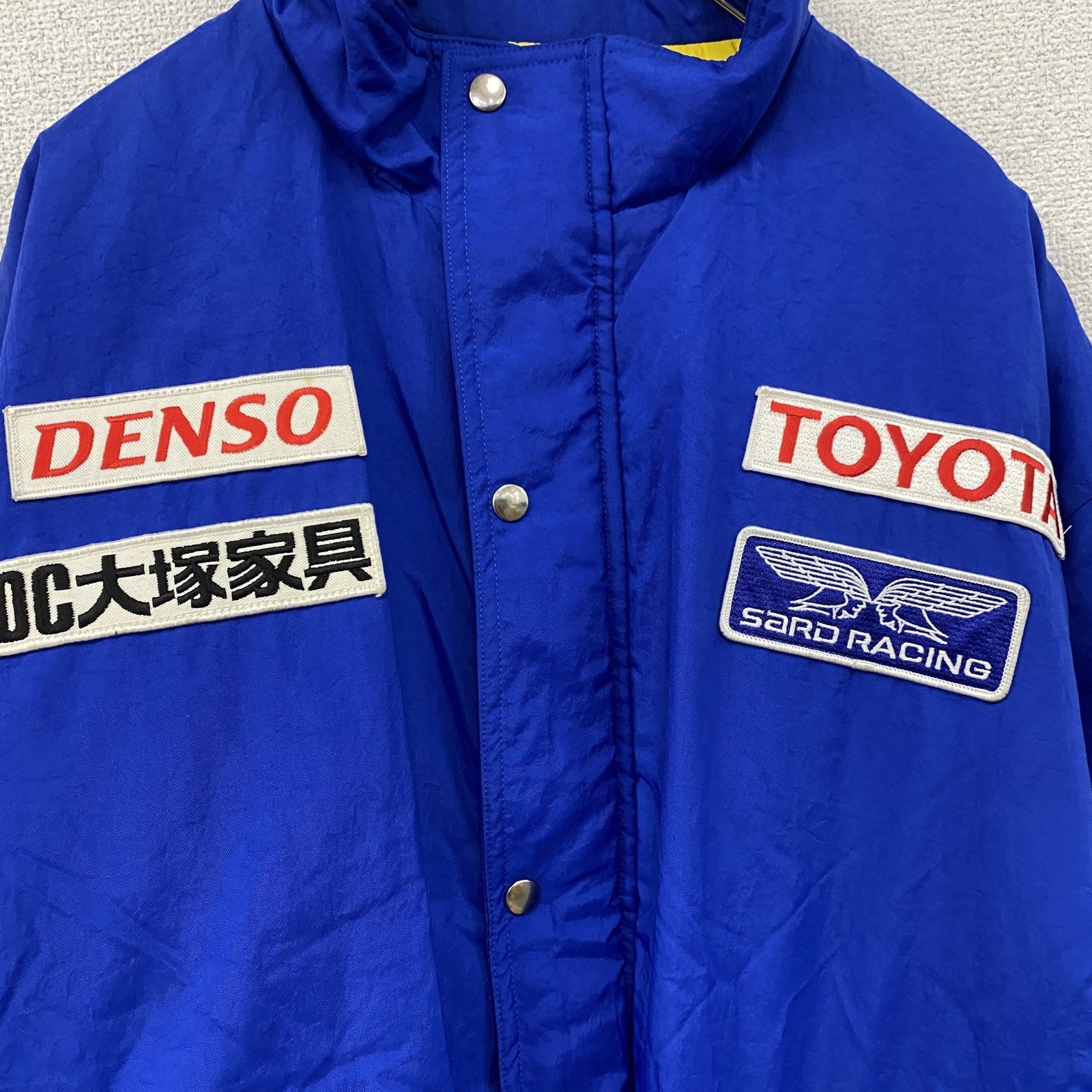 SARD　サード　TOYOTA　レーシングジャケット　中綿ジャケット　青　ブルー　LLサイズ