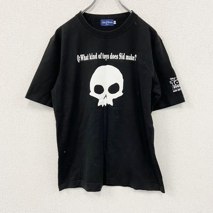 Disney RESORT　半袖プリントTシャツ　TOY STORY　シド・フィリップス　黒　ブラック　Mサイズ