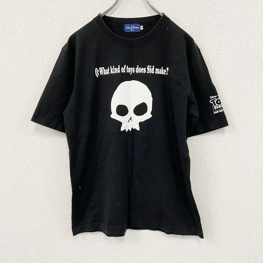 Disney RESORT　半袖プリントTシャツ　TOY STORY　シド・フィリップス　黒　ブラック　Mサイズ