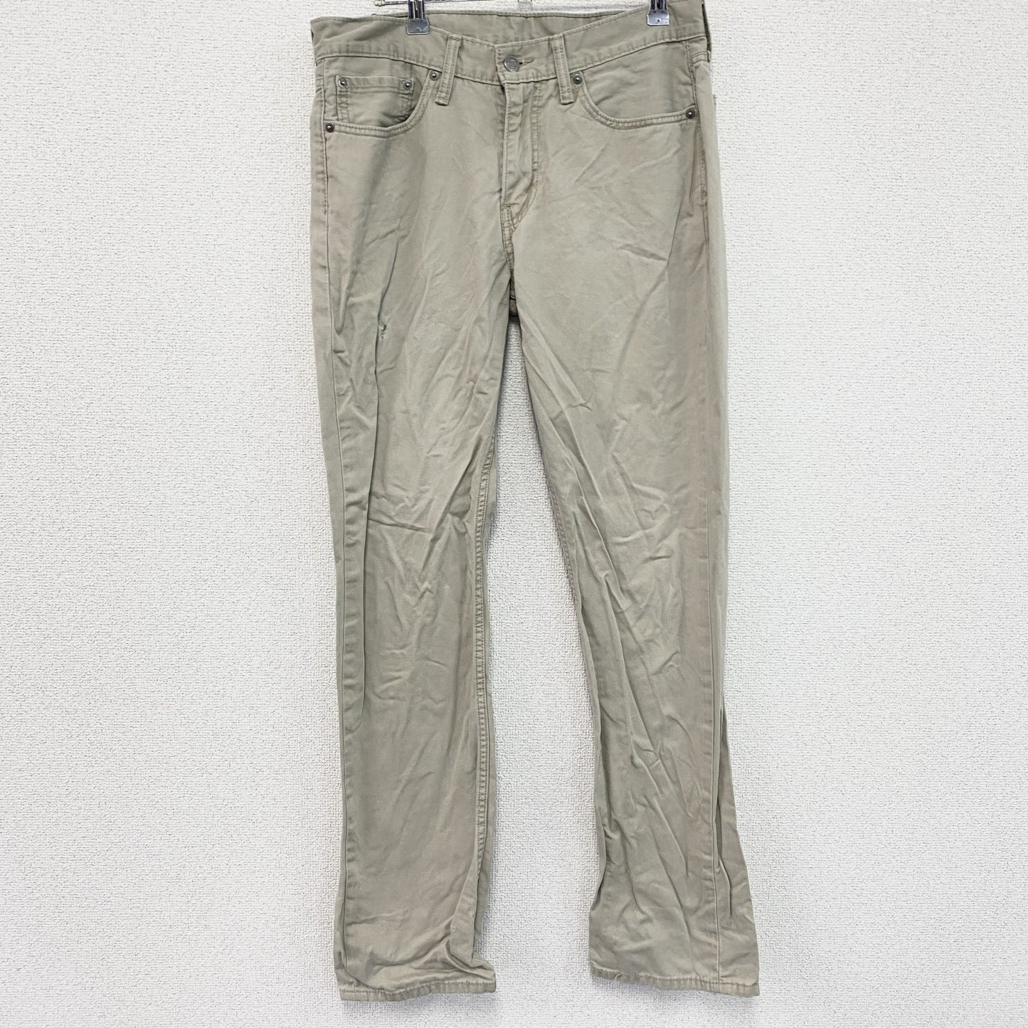Levi’s　リーバイス　514　デニムパンツ/ジーンズ　ジップフライ　ベージュ　W32サイズ