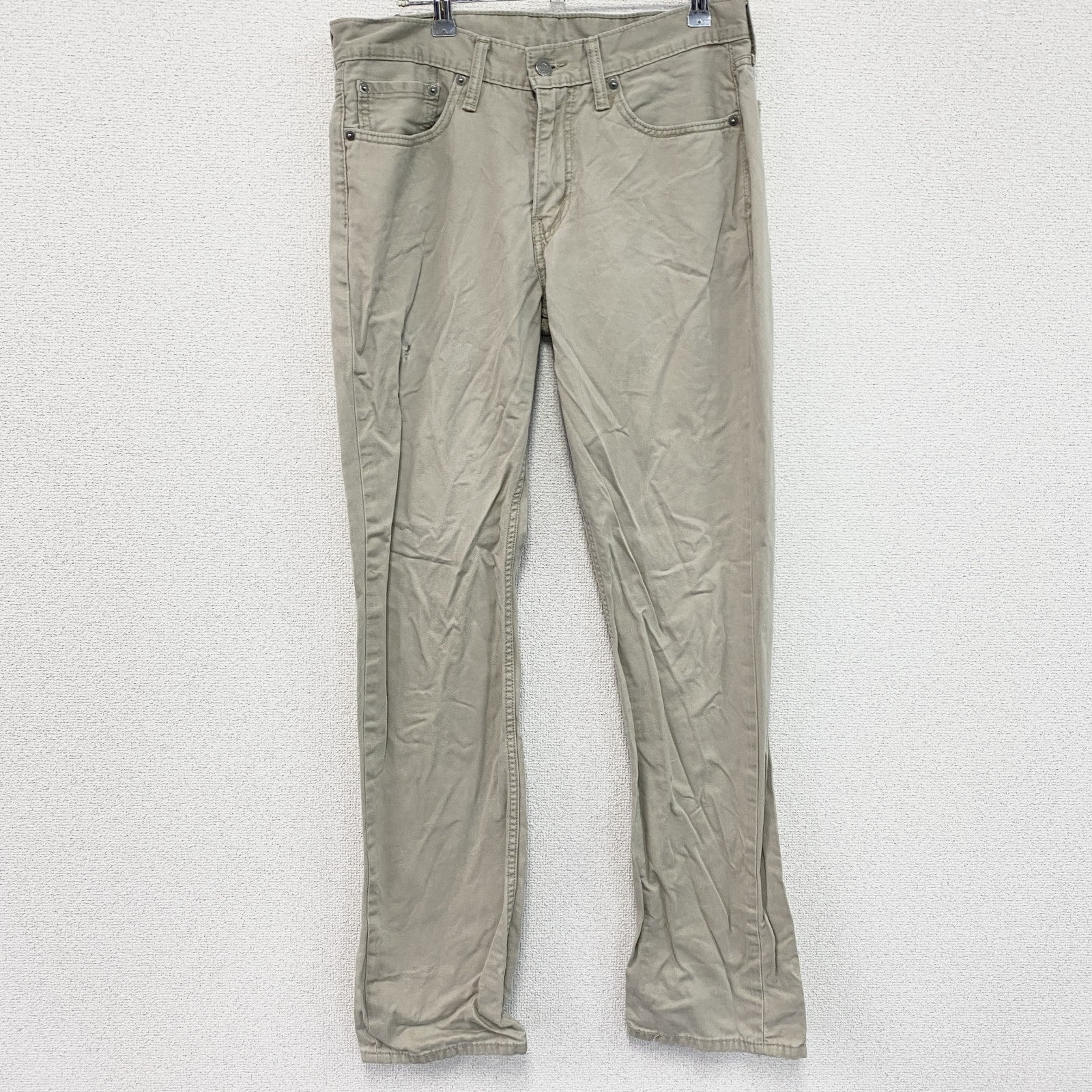 Levi’s　リーバイス　514　デニムパンツ/ジーンズ　ジップフライ　ベージュ　W32サイズ