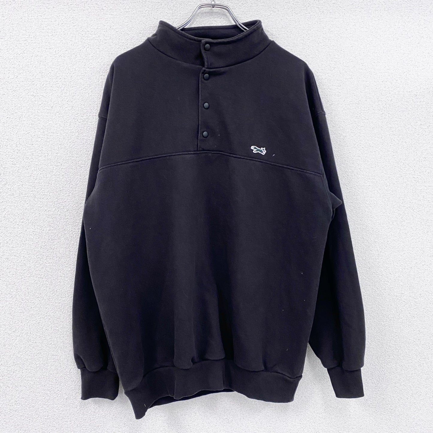 TOWN CRAFT×FREAK'S STORE　ハーフボタンスウェット/トレーナー　黒　ブラック　Lサイズ