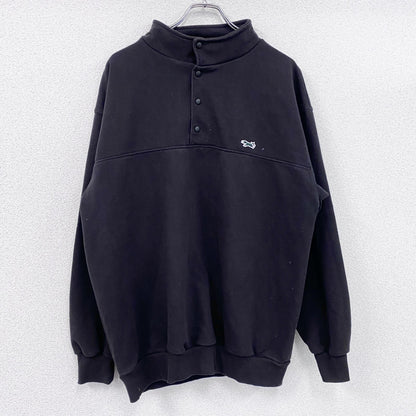 TOWN CRAFT×FREAK'S STORE　ハーフボタンスウェット/トレーナー　黒　ブラック　Lサイズ
