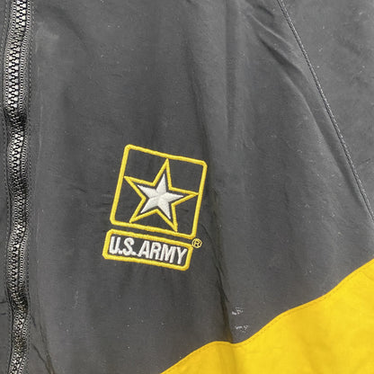 U.S.ARMY　米軍　トレーニングジャケット　ナイロンジャケット 　ミリタリー　黒　ブラック　XLサイズ