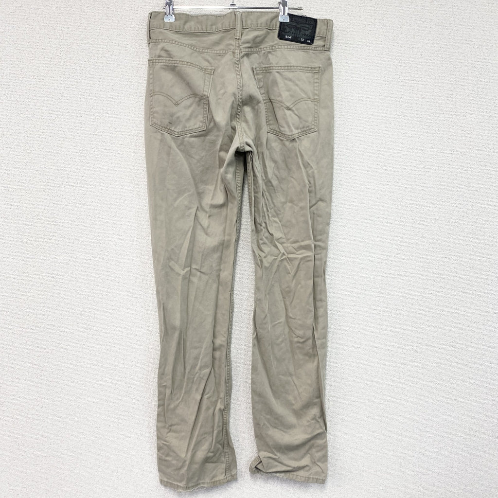 Levi’s　リーバイス　514　デニムパンツ/ジーンズ　ジップフライ　ベージュ　W32サイズ