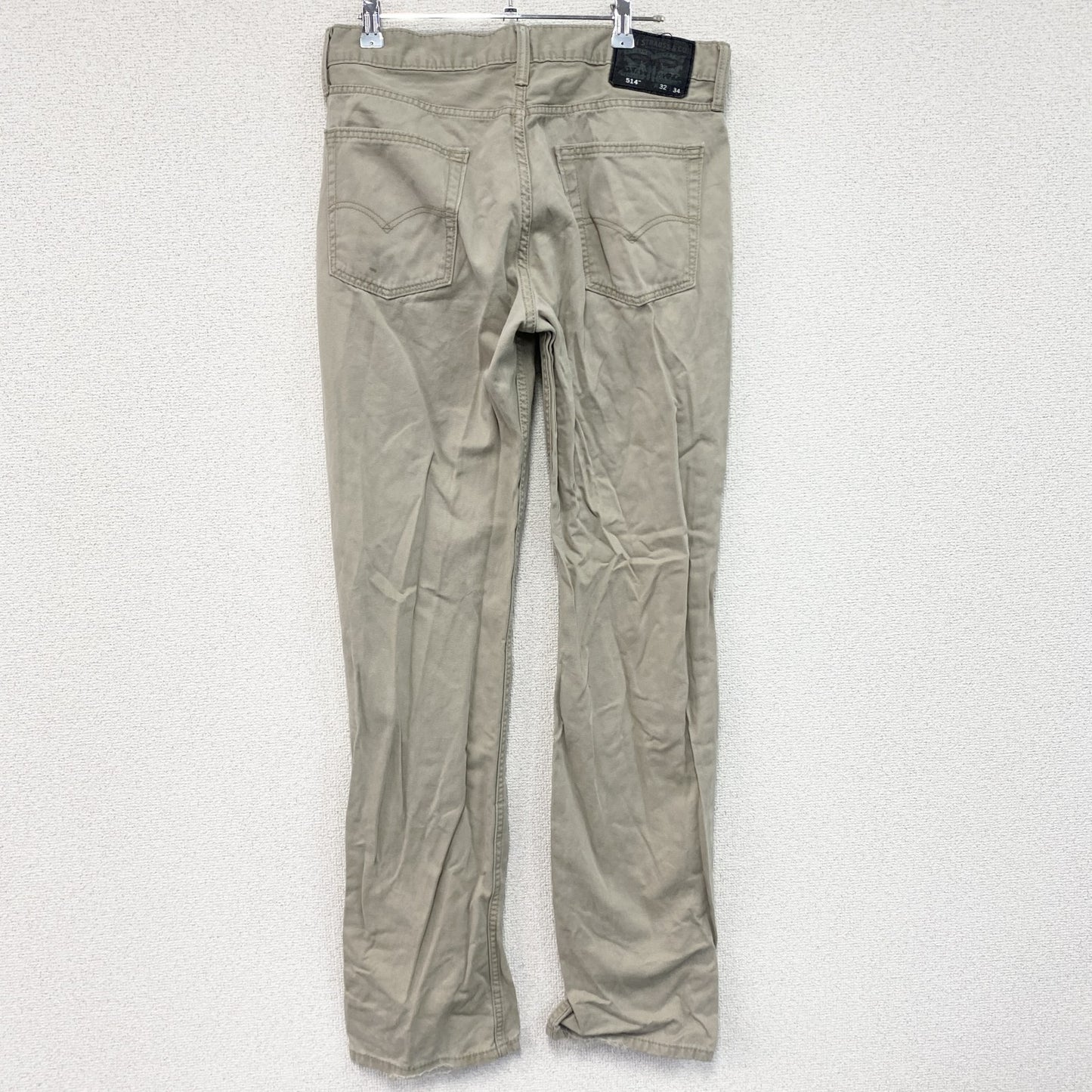 Levi’s　リーバイス　514　デニムパンツ/ジーンズ　ジップフライ　ベージュ　W32サイズ