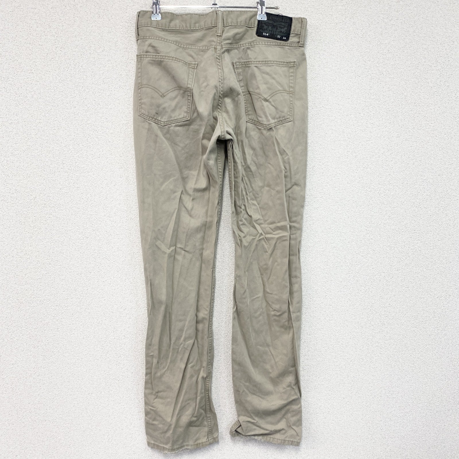 Levi’s　リーバイス　514　デニムパンツ/ジーンズ　ジップフライ　ベージュ　W32サイズ