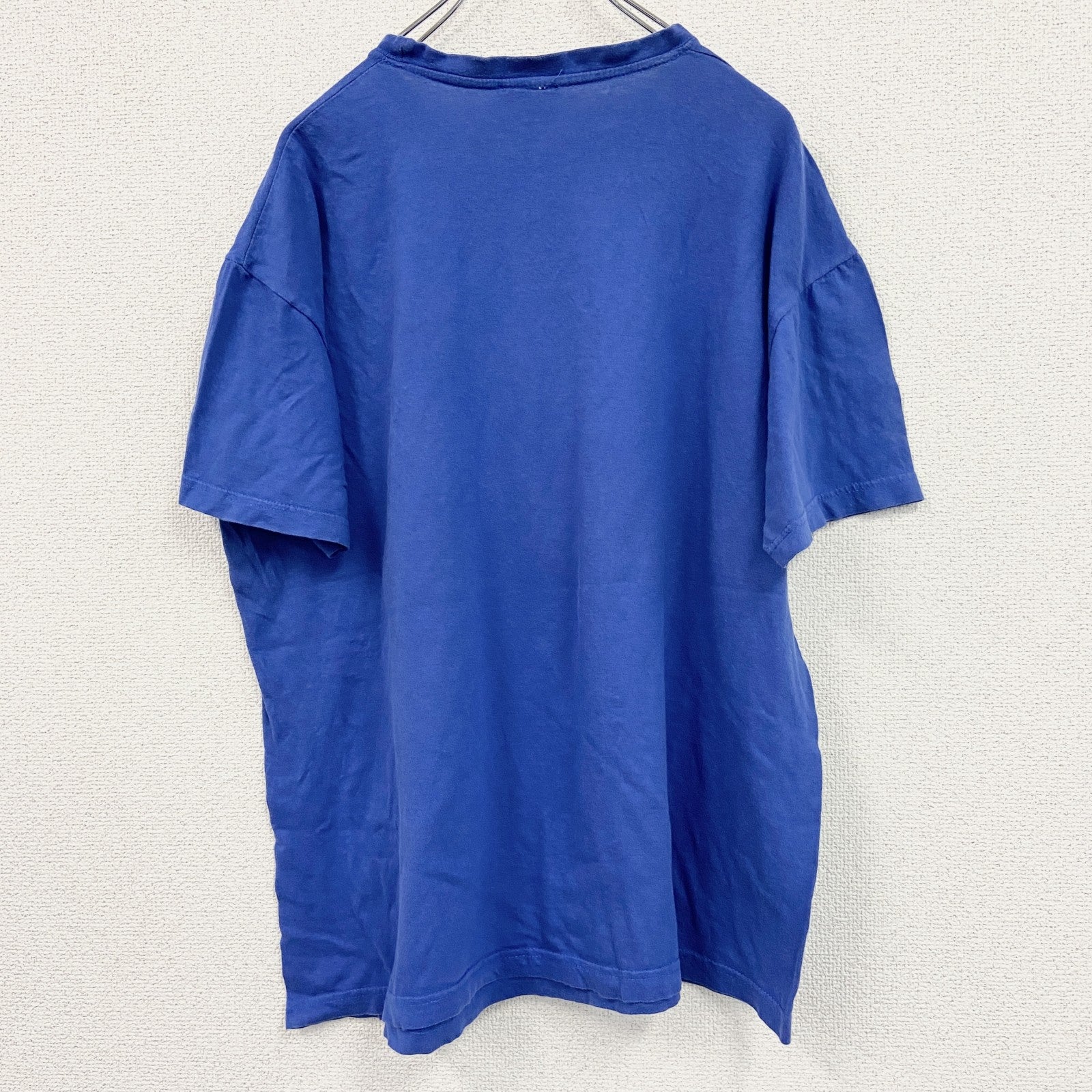 SUPER MARIO　スーパーマリオ　半袖プリントTシャツ　青　ブルー　XLサイズ