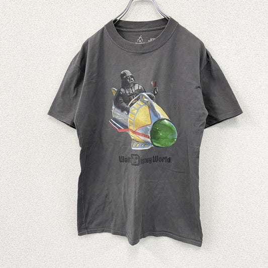 Disney land　Hanes　半袖プリントTシャツ　STAR WARS　スターウオーズ　ダークグレー　XLサイズ