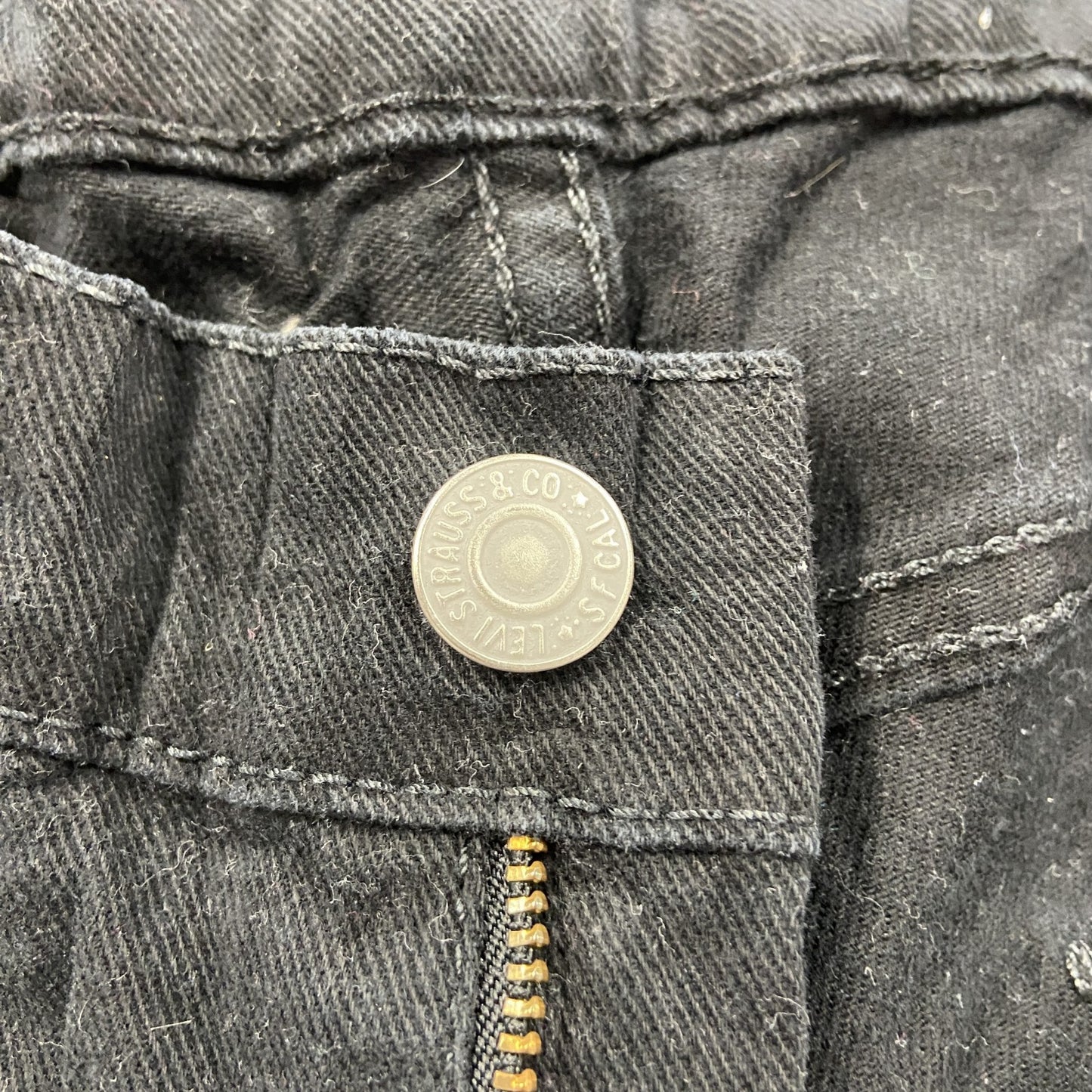 Levi’ｓ　リーバイス　514　デニムパンツ/ジーンズ　ジップフライ　黒　ブラック　W34サイズ